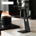 Miniatyrbild 3 av 7: Espresso Kaffe Omrörare med 4 reservnålar Magnetisk Absorption Stativ Barista Kaffe Omrörning Distribution Verktyg