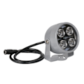 Miniatyrbillede 3 af 6: IR illuminator Lys 850nm 4 array LEDs Infrarød Vandtæt Nat Vision CCTV
