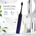 Miniatyrbillede 7 af 9: Elektrisk tandbørste USB Oplader Genopladelig IPX7 Vandtæt Smart Timer Clean Whiten Tænder