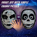 Miniatyrbillede 3 af 7: Bluetooth APP Kontrol Smart LED Ansigtsmasker Programmerbar Skift Ansigt Gør det selv Fotos