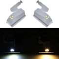 Miniatyrbild 3 av 6: 10 bitar set kök skåp lampor LED inner gångjärn lampa belysning för sovrum garderob garderob underskåp lampor