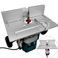 Miniatyrbild 1 av 9: Multifunktionell Aluminium Router Bord Insats Plåt Träbearbetning Elektrisk Trä Router Flip Plåt