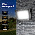 Miniatyrbillede 5 af 6: LED PIR Motion Sensor Floodlight Udendørs Væg Lys Hvid Lys