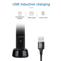 Miniatyrbilde 2 av 7: Elektrisk tannbørste voksen timer børste 3 modus USB lader oppladbar tann børster