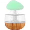 Miniatyrbillede 1 af 4: Desktop regn sky Fugter Slap af Aromaterapi Lampe USB Regn Lyd Diffuser 280ml Farverig Nat Lys