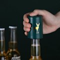 Miniatyrbild 6 av 7: Magnetisk Automatisk Öl Flask öppnare Kök Rostfritt Stål Press Lock Öl Korkskruv Verktyg