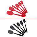Miniatyrbild 7 av 7: 6 bitar Silicon Spatula Set Mat Grad Non Stick Värmebeständig Spatulas Turner
