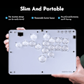 Miniatyrbild 3 av 5: Arcade Hitbox Controller Knapp Fälg spaklös Arcade Stick Controller