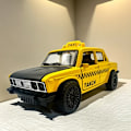 Pikkukuva 1 / 6: Taksi malli metalli takaisinveto simulaatio 12,5*5,2cm lelu auto tavaratilalla