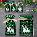 Miniatyrbilde 6 av 10: 50 stykker jule godteri pose nisse gave pose jule pynt