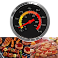 Pikkukuva 6 / 6: Ruostumaton teräs grilli BBQ savutus grilli lämpömittari lämpötila mittari 10-400℃