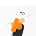 Miniatyrbillede 2 af 6: Fjeder klemmer til træbearbejdning powerful force 4PCS nylon klemme