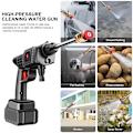 Miniatyrbillede 5 af 6: 200W 50Bar Trådløs Højtryk Bil Spray Spray Vand Pistool 20000mAh Batteri Skum Generator Bil Vaske Maskine til Hjem