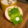 Miniatyrbillede 6 af 9: Frø Plushie Legetøj Kawaii Rød Svamp Enkelt Frø Fyldet Blødt Dyr Legetøj Baby Pease Dukke