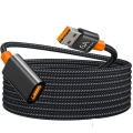 Pikkukuva 1 / 8: USB 3.0 jatkokaapeli naaras liitin uros jatkolaite johto 6A nopea siirto data kaapeli