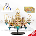 Pikkukuva 3 / 5: 3D Metalli Pulma Lingxiao Palace Assembly Mall  Kits Lapsille Aikuisten Jigsaw DIY Set