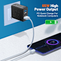 Miniatyrbilde 3 av 8: PD Rask Lade lader 65W USB C lader