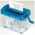 Miniatyrbillede 3 af 3: Desktop Husstand Manual Papir Makulator Kontor Manuel Papir Makulator A4 Papir Dokument Strip Skæring Maskine