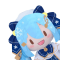 Miniatyrbild 5 av 6: Big Size 50CM Hatsune Miku Plush Toys 2021 Snow Future Miku FUFU Figurine Plush Toys