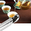 Miniatyrbilde 3 av 4: Rustfritt stål Te Infuser Creative Rør Design Metal Te Sil