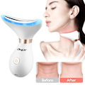 Pikkukuva 2 / 7: Led Kasvo ja Kaula hieronta Photon Therapy Anti Aging Reduce Double Chin Iho Lifting Device