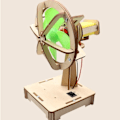 Miniatyrbild 6 av 6: DIY Shaking Head Elektrisk Fläkt DIY Science Experiment Kit & Utbildning Modell Leksak