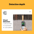 Miniatyrbilde 5 av 8: SH402 Vegg Stud Finder Sensor Vegg skanner 5 in 1 LCD Elektronisk Detektor Edge Center Wood Current Metal AC Live Wires Detection