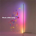 Miniatyrbillede 2 af 7: Smart RGB Dream Farve Gulv Lampe med Musik Sync Moderne 16 Million Farve Skiftende Stående Stemning Lys