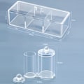 Miniatyrbild 6 av 8: Transparent Ögonfransar Förlängning Verktyg Förvaring Låda Fransar Tillbehör Akryl Skrivbord Smink Verktyg