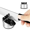 Miniatyrbilde 1 av 8: Kniv sliper kokk's kniv saks sliper for rette og sagtekniver, kjøkken kniver tilbehør gadget