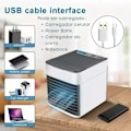 Miniatyrbild 6 av 8: Mini luftkonditionering kylning fläkt Multifunktionell USB hem portabel skrivbord luftkonditionering
