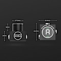 Miniatyrbild 3 av 7: Mini pedal tuner lysdiod display C10 elektrisk gitarr pedal C10 för elektrisk akustisk gitarr bas gitarr tillbehör