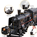Miniatyrbild 3 av 8: Bil Järnväg Spår Ånga Lok Motor Diecast Modell Utbildnings Spel Pojke Leksaker
