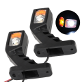 Miniatyrbilde 6 av 6: LED Side Marker Lys Bilstyling Baklykt Montering Lastbil Lampe Hvit Rød Gul Indikator Lampe
