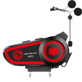 Pikkukuva 1 / 8: Moottoripyörä kypärä kuulokkeet Stereo Bluetooth Hands Free Puhelu Kolmivärillä Ambient Light