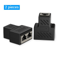 Miniatyrbillede 8 af 9: Vention RJ45 Splitter 1 til 2 RJ45 Splitter Netværk Adapter Hun Netværk Extender Forlænger Stik til Bærbar Ethernet kabel