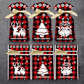 Miniatyrbilde 4 av 10: 50 stykker jule godteri pose nisse gave pose jule pynt