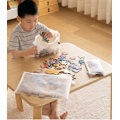 Miniatyrbilde 3 av 5: Leke oppbevaring pose bygge blokk puslespill underpakke pose