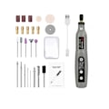 Miniatyrbillede 1 af 7: USB Opladning Variabel Hastighed Mini Kliber Maskin Roterende Værktøj Kit Kliber Sæt med 173 stykker Gravering Tilbehør Kit