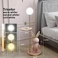 Pikkukuva 11 / 11: Nordic Modern Rabbit pöytä LED lattia lamppu asumiseen lapsille Lapset‘s huone
