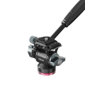 Miniatyrbilde 1 av 7: Panorama Stativ Hode Hydraulikk Væske Video Dempende Hode For Stativ Monopod Kamera Holder Stativ