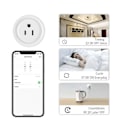 Miniatyrbillede 6 af 9: Smart Plug Mini US Power Outlet Socket 4400W Med Power Monitor Fjernbetjening Kontrol Kompatibel