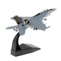 Pikkukuva 3 / 6: 1/100 Scale F/A-18 Strike Fighter Plane Diecast Näyttö malli jalustalla