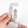 Miniatyrbilde 3 av 7: Fiskekrok Line Knutter Bærbar Semi Automatisk Fiske krok Rustfritt Stål Rask Knyting Tackle