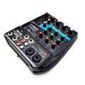 Miniatyrbillede 6 af 7: A4 Lyd Mixing Konsol Bluetooth USB Record Computer 48V Phantom Power Delay Repaeat Effect 4 Channels USB Audio Mixer