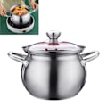 Miniatyrbilde 2 av 6: rustfritt stål suppe stor matlaging gryte Fortykket suppe gryte