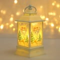 Miniatyrbillede 9 af 10: Bærbar jule pynt led nat lys jule snemand træ elg lanterne hængende vedhæng
