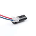 Miniatyrbillede 6 af 7: 10 stykker hurtig pluggbar ledning stik 2pin splejsning elektrisk kabel krympe terminaler til ledninger ledninger