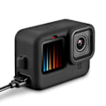 Miniatyrbillede 8 af 8: Flip Side Battery Cover for GoPro Hero Black Removable Battery Port Cover Opladning Port
