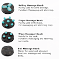 Miniatyrbillede 5 af 6: Anti Cellulite Massager 4 I 1 Infrarød Elektrisk Krop Slankende Afslappende Muskel 3D Roller Massager